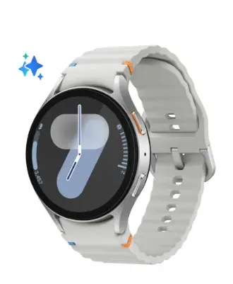 Samsung Galaxy Watch7 44mm (Middle East Version) Smartwatch, LTE, Sleep Coaching, Fitness Tracker - Silver